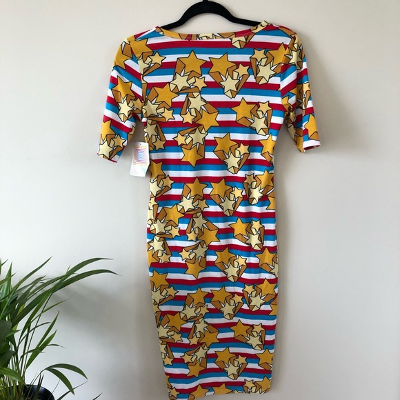 LuLaRoe Midi Wonder-woman Dress - Picture 2 of 5